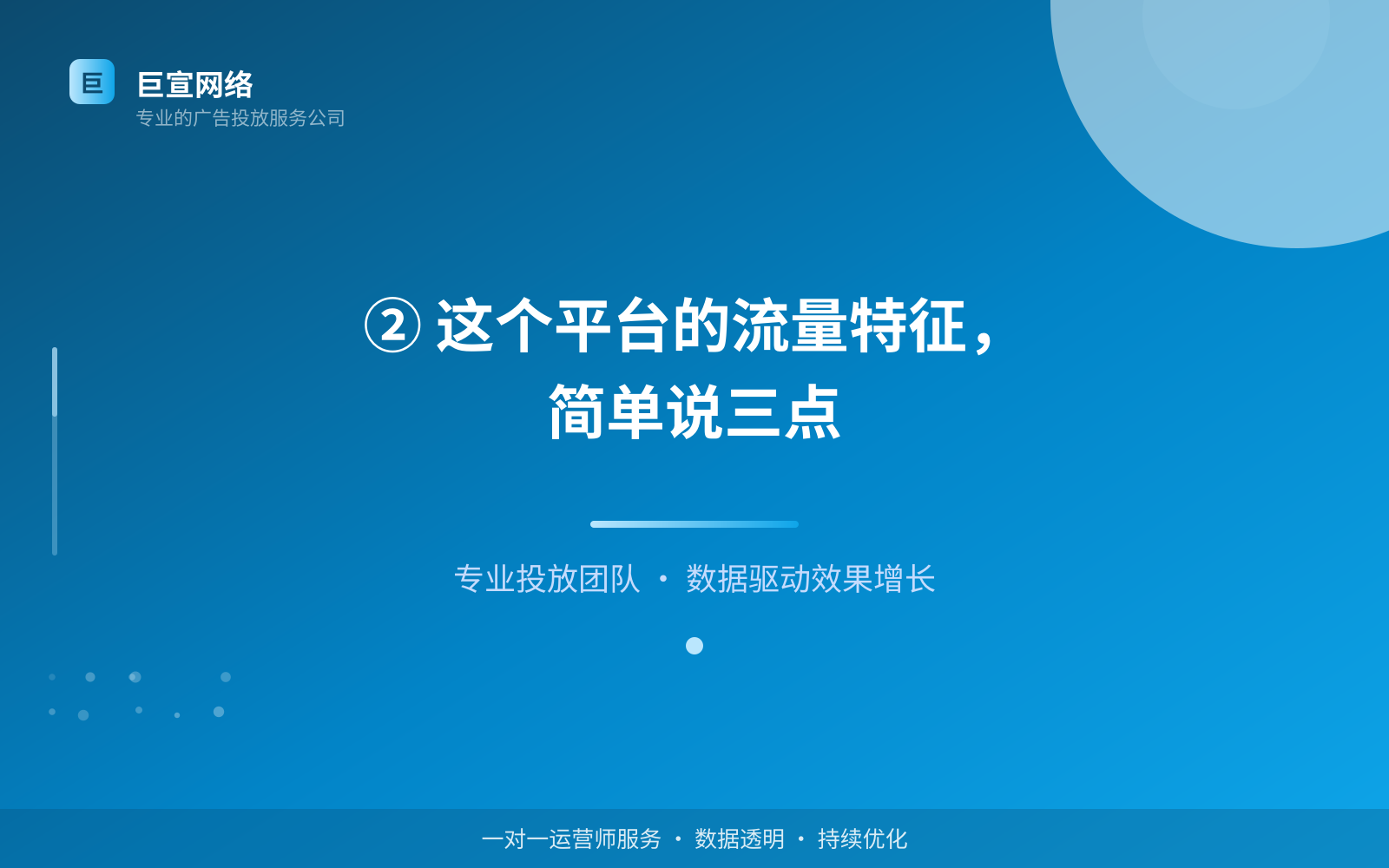 ② 这个平台的流量特征,简单说三点(服务内容介绍) ② 这个平台的流量特征,简单说三点(服务内容介绍)